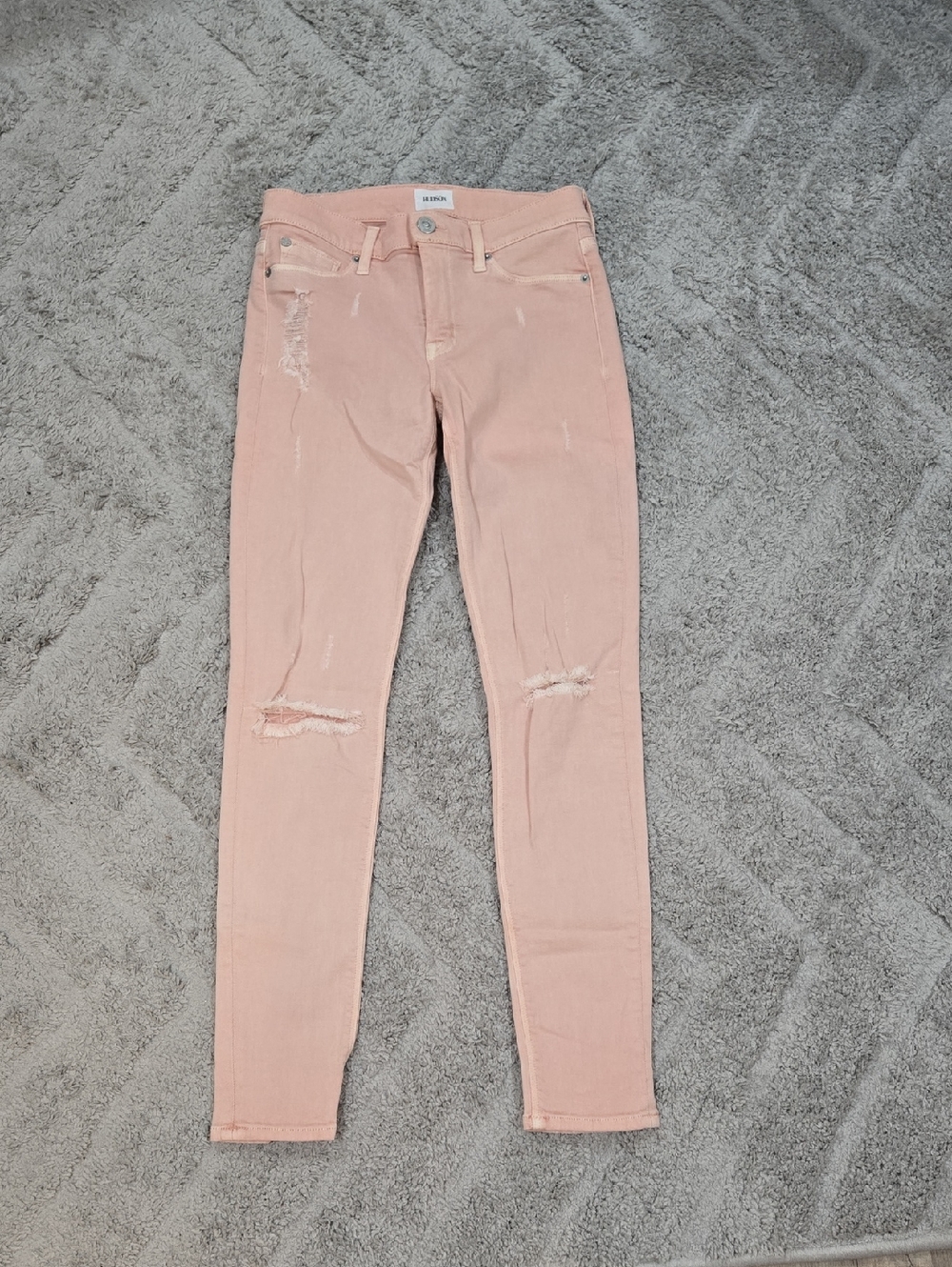 HUDSON Pink Skinny Jeans!